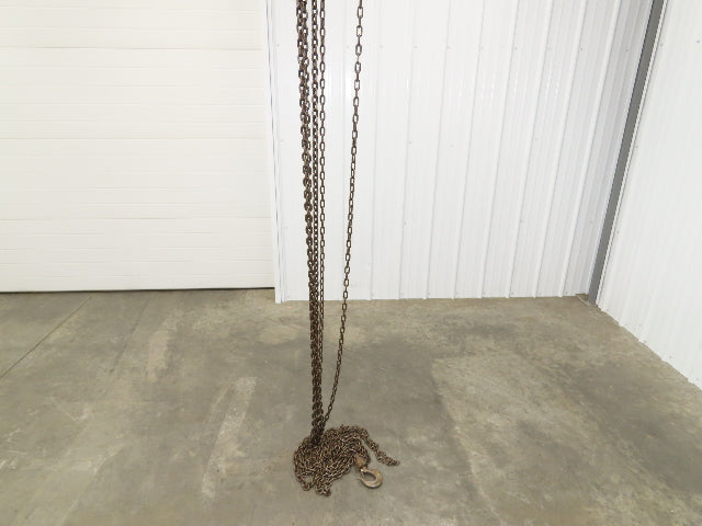Coffing Porta-Hoist 1 Ton 2000Lb Manual Chain Fall Hand Hoist 37' 10" Lift
