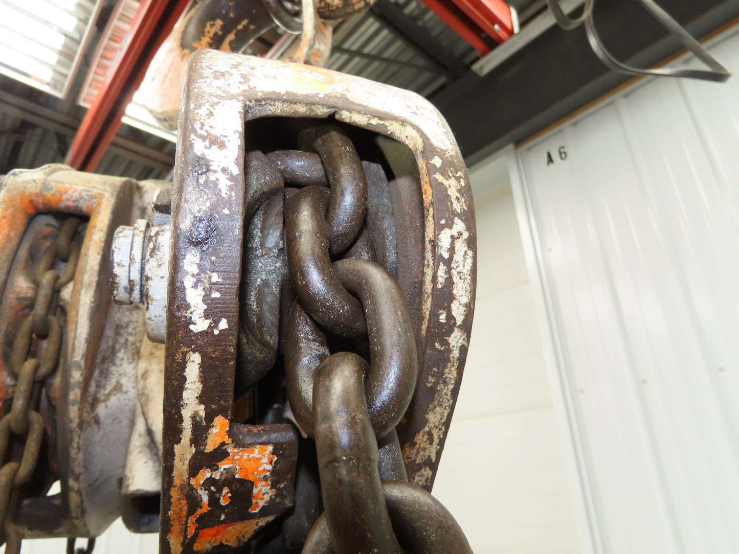 Coffing Porta-Hoist 12 Ton Manual Chain Fall Hand Hoist 14' 6" Lift 24000Lb