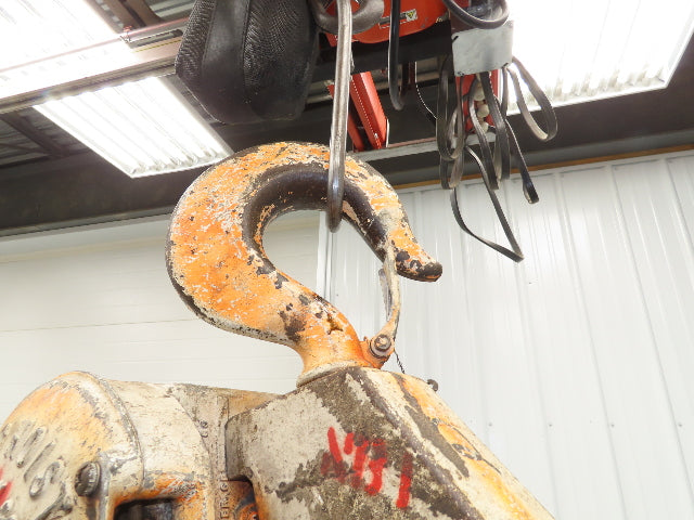 Coffing Porta-Hoist 12 Ton Manual Chain Fall Hand Hoist 14' 6" Lift 24000Lb