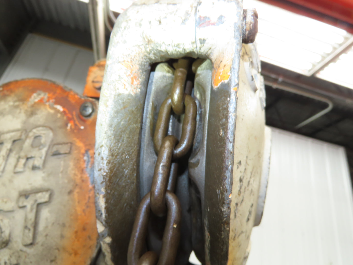 Coffing Porta-Hoist 12 Ton Manual Chain Fall Hand Hoist 14' 6" Lift 24000Lb