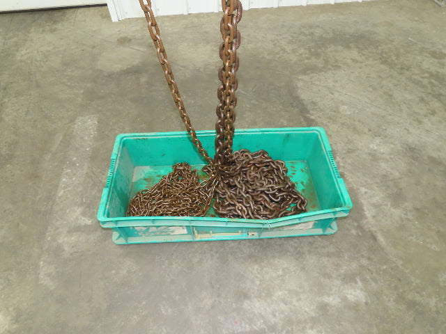 Coffing Porta-Hoist 12 Ton Manual Chain Fall Hand Hoist 9' 6" Lift 24000Lb