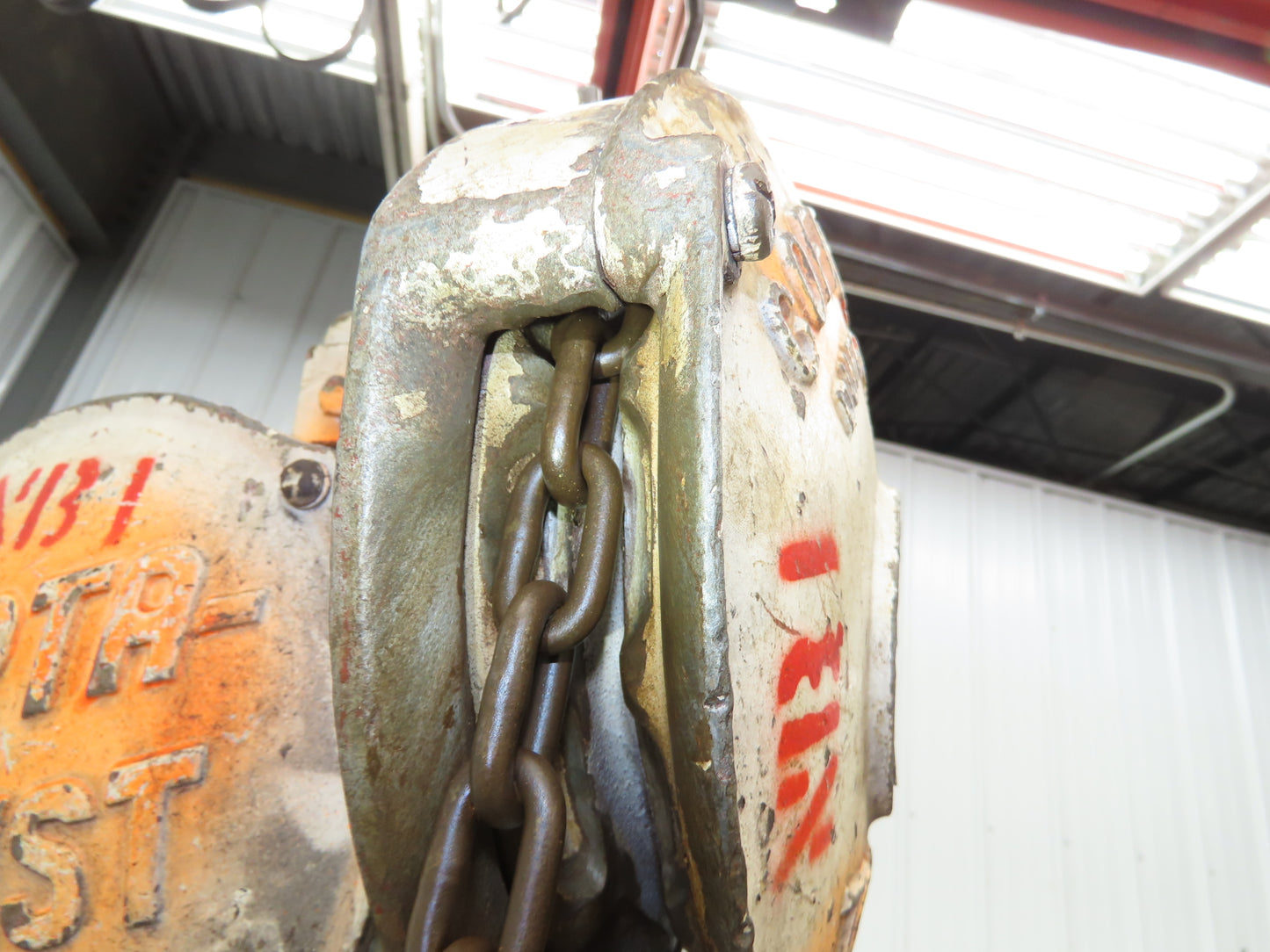 Coffing Porta-Hoist 12 Ton Manual Chain Fall Hand Hoist 9' 6" Lift 24000Lb