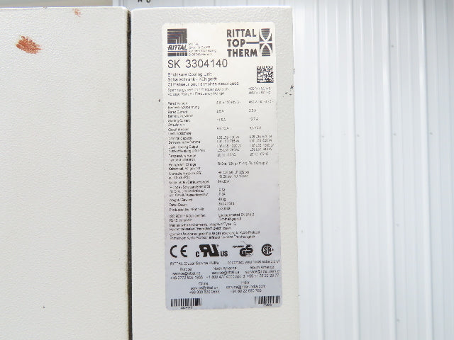Rittal SK3304.140 Top Therm Electrical Enclosure Air Conditioner 1060W 480V