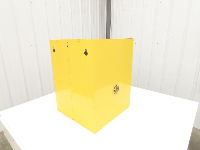 Justrite 890400 Sure-Grip EX 4 Gallon Capacity Yellow Flammable Cabinet