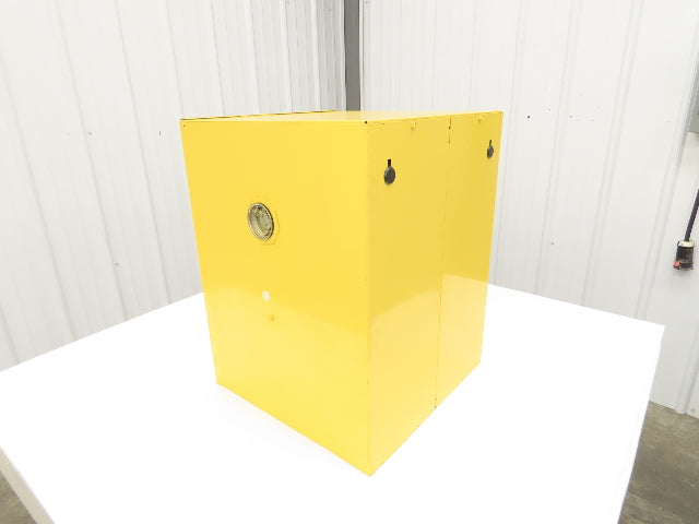Justrite 890400 Sure-Grip EX 4 Gallon Capacity Yellow Flammable Cabinet