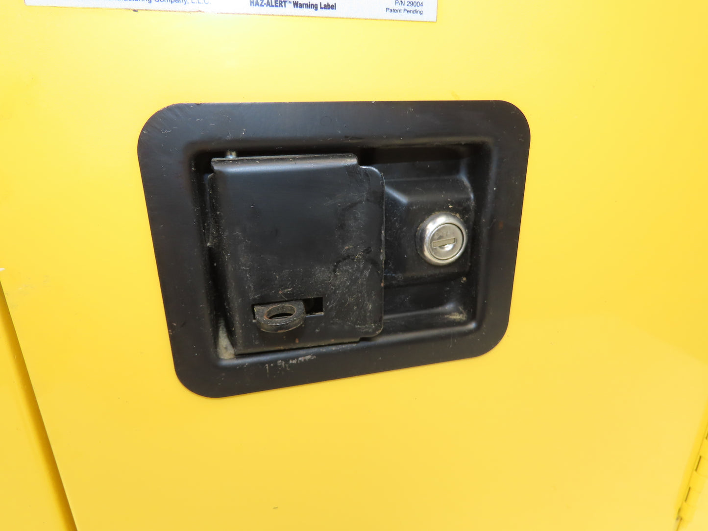 Justrite 890400 Sure-Grip EX 4 Gallon Capacity Yellow Flammable Cabinet