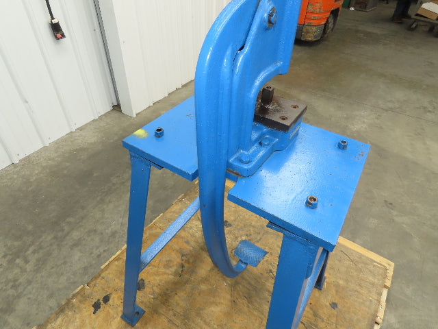 Famco 6 Punch Press 1-1/4 Ton Mechanical Kick Foot Pedal Cast Iron Size 6 Pace