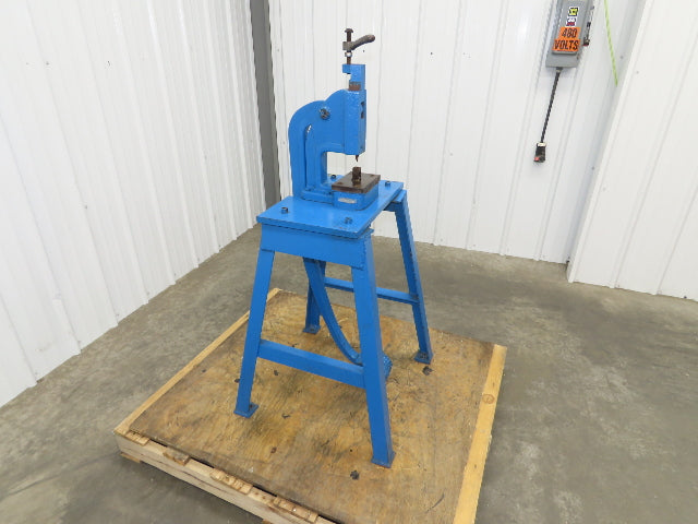Famco 6 Punch Press 1-1/4 Ton Mechanical Kick Foot Pedal Cast Iron Size 6 Pace