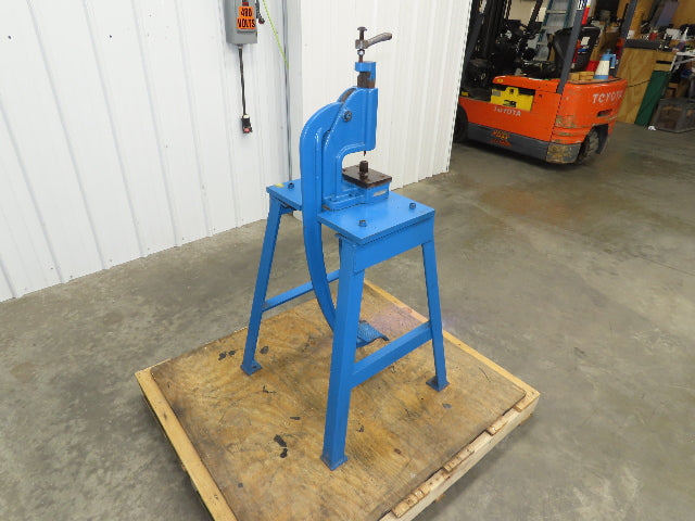 Famco 6 Punch Press 1-1/4 Ton Mechanical Kick Foot Pedal Cast Iron Size 6 Pace