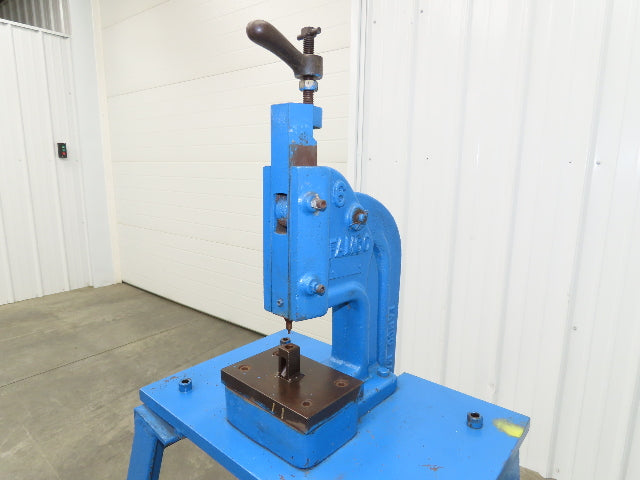 Famco 6 Punch Press 1-1/4 Ton Mechanical Kick Foot Pedal Cast Iron Size 6 Pace