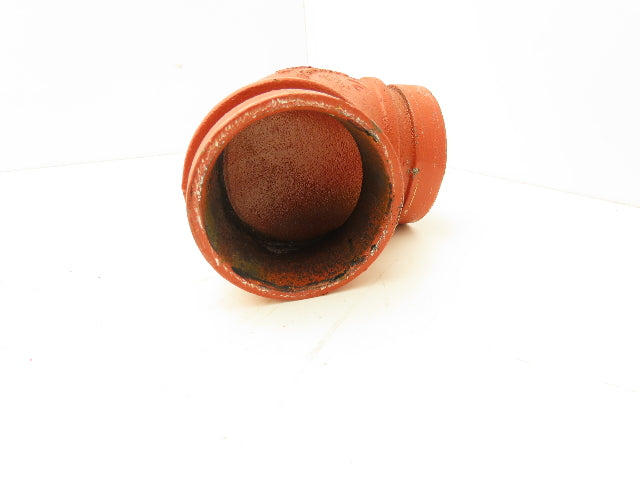 Victaulic No.001 Firelock 2-1/2" Grooved Pipe Fitting 90° Short Elbow Lot of 5