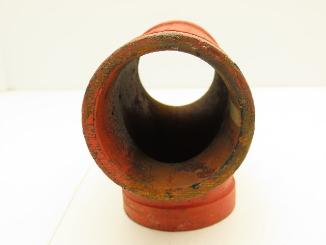 Victaulic No.002 Firelock 2-1/2" Grooved Pipe Tee Fitting Lot of 5