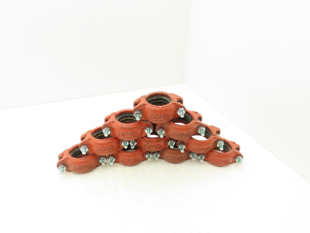 Victaulic 2/60.3-009N Firelock EZ 2" Grooved Pipe Rigid Coupling Lot of 10