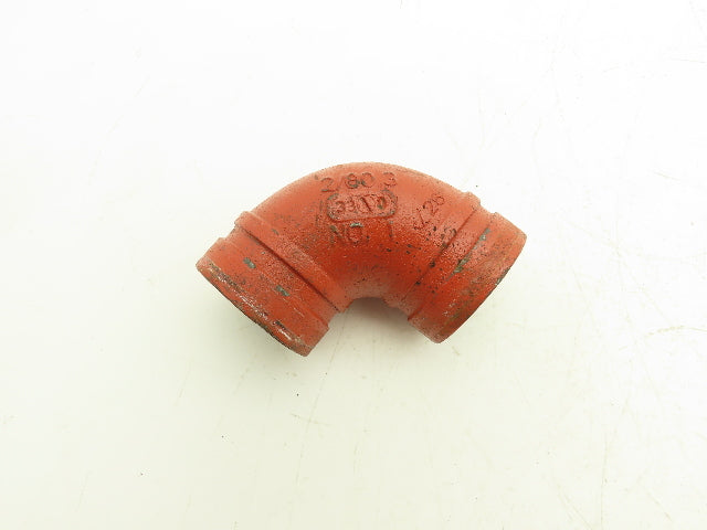 Victaulic 2/60.3-1 Firelock 2" Grooved Pipe Fitting 90° Elbow Lot of 10