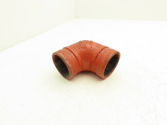 Victaulic 2/60.3-1 Firelock 2" Grooved Pipe Fitting 90° Elbow Lot of 10