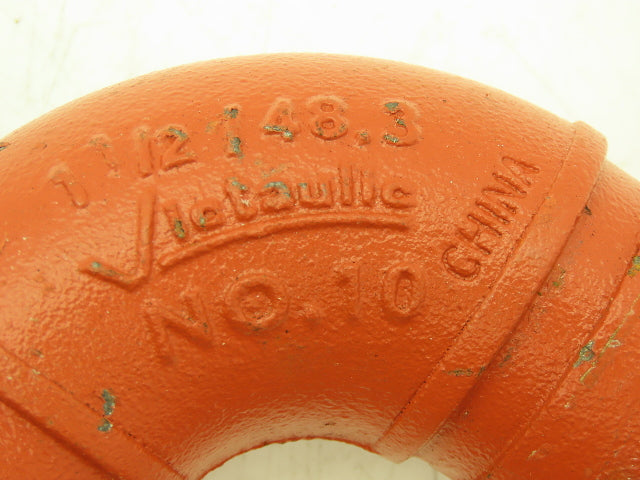 Victaulic No.10 Firelock 1-1/2" Grooved Pipe Fitting 90° Elbow Lot of 11