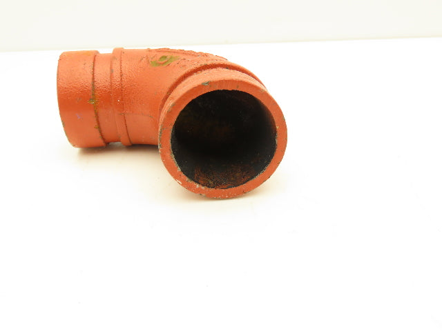 Victaulic No.10 Firelock 1-1/2" Grooved Pipe Fitting 90° Elbow Lot of 11