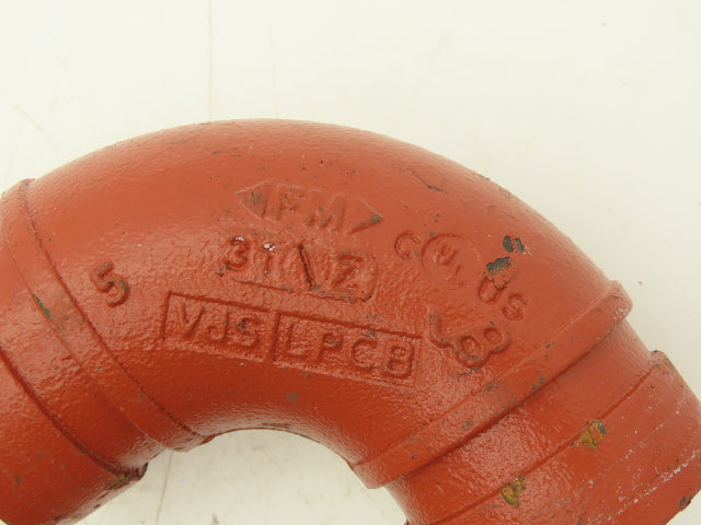 Victaulic No.10 Firelock 1-1/2" Grooved Pipe Fitting 90° Elbow Lot of 11