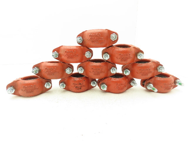 Victaulic 009N 1-1/2" Grooved Pipe Rigid Coupling w/Gasket Lot of 10