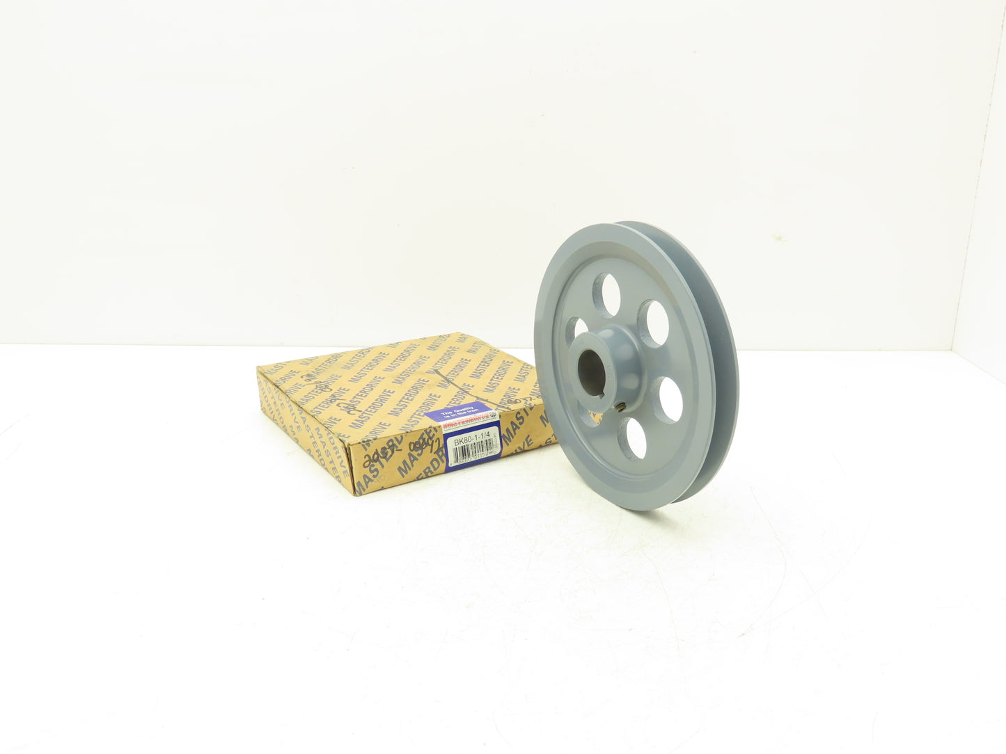 Masterdrive BK80-1-1/4 Single Groove Pulley Sheave V-Belt 1-1/4" Shaft Bore