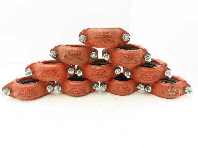 Victaulic 009N Firelock EZ 2-1/2" Grooved Pipe Rigid Coupling Lot of 10