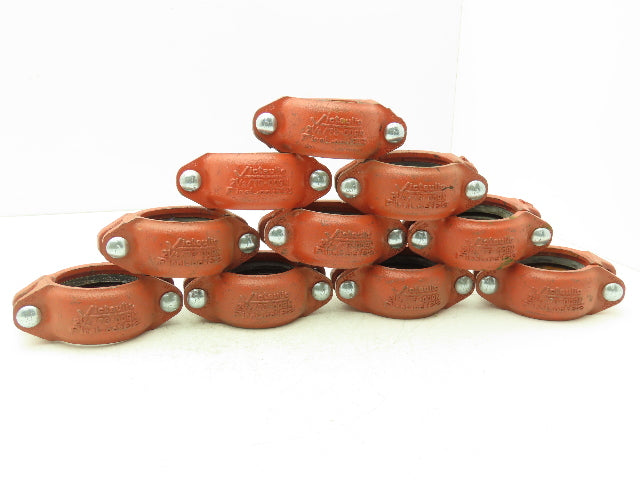 Victaulic 009N Firelock EZ 2-1/2" Grooved Pipe Rigid Coupling Lot of 10