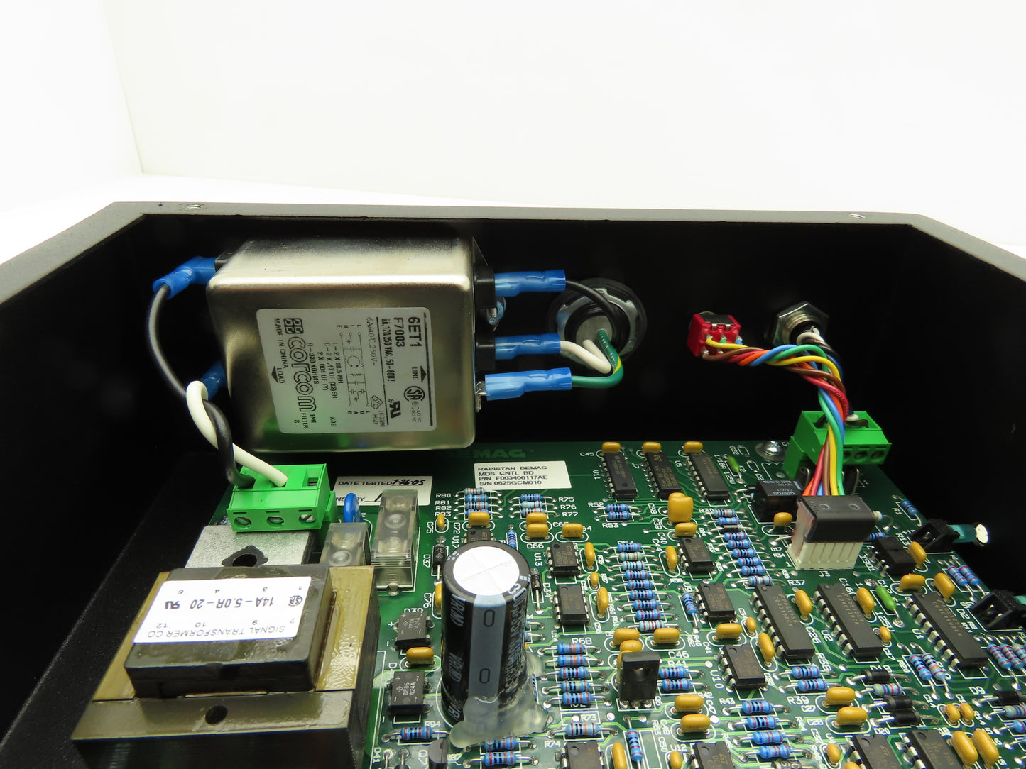 Rapistan Siemens Dematic F003400111AD MDS Controller Control Panel 120V