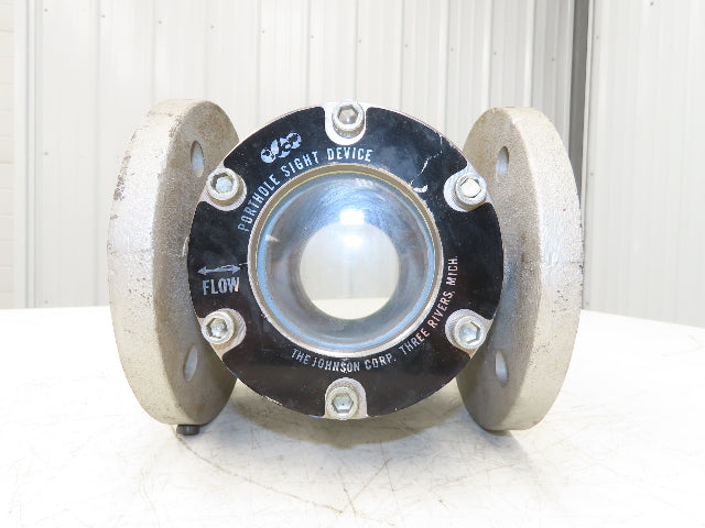 Johnson 73-56-5300 3" Flanged Porthole Sight Device 125WOG