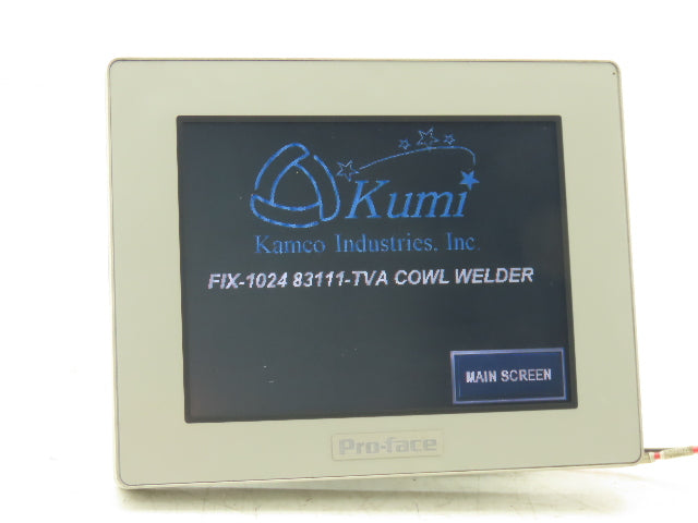Pro-face PFXGM4301TAD HMI Color Touch Screen Panel Cracked Plastic Read Desc.