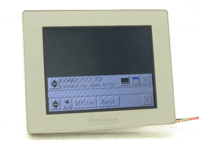 Pro-face PFXGM4301TAD HMI Color Touch Screen Panel Cracked Plastic Read Desc.