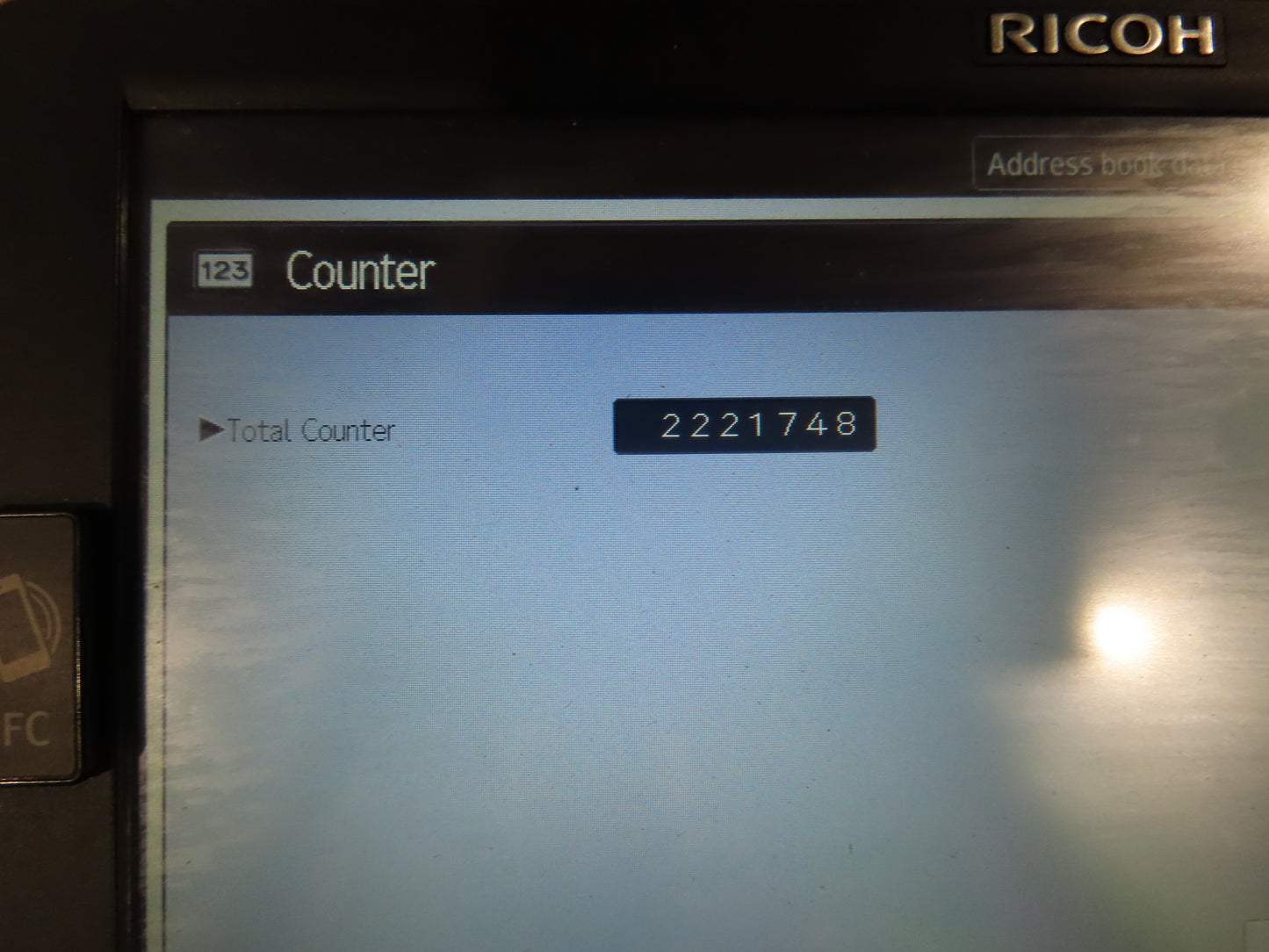 Ricoh Aficio MP 9002 Laser Mono BW Printer Copier Scan Duplex 90PPM Touch Screen