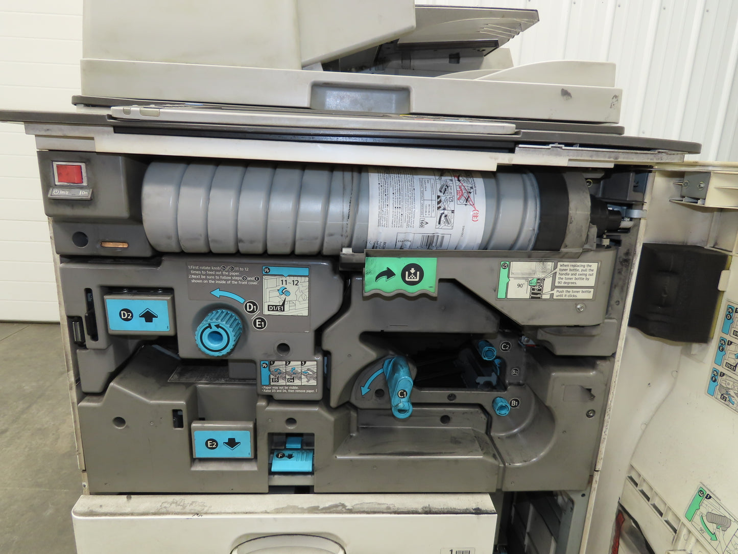 Ricoh Aficio MP 9002 Laser Mono BW Printer Copier Scan Duplex 90PPM Touch Screen