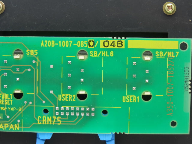 Fanuc A05B-2452-C151 HMI R-J3iB PCMCIA Slot Serial Port E-Stop With Key