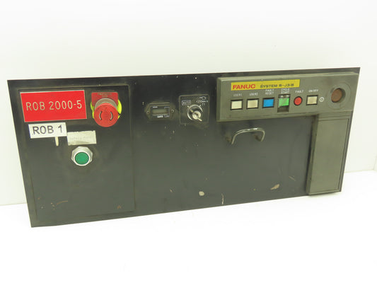 Fanuc A05B-2452-C151 HMI R-J3iB PCMCIA Slot Serial Port E-Stop With Key