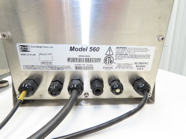 MODEL 560 B-Tek BT-1212-10-CS-SP Scale with GSE Digital Readout 10 Lbs Capacity
