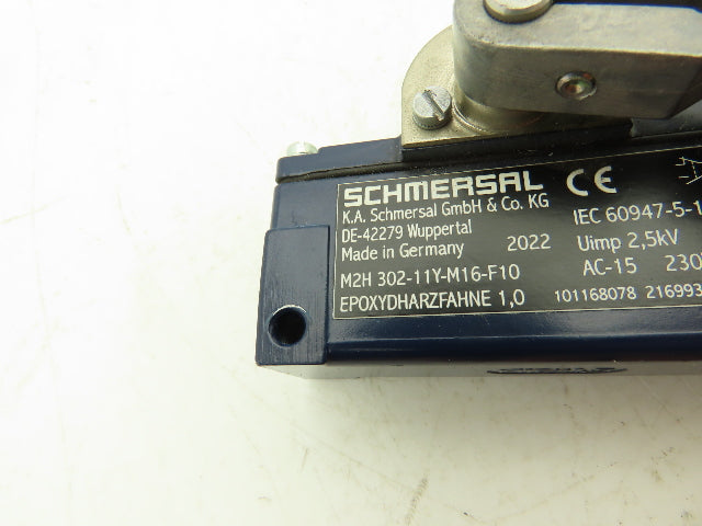 Schmersal M2H 302-11Y-M16-F10 Safety Limit Switch 230V Lot of 2