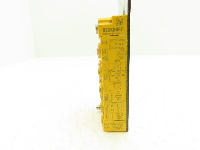 Beckhoff EP1957-0022 EtherCAT Box TwinSAFE Logic 8-Channel I/O Module 24VDC