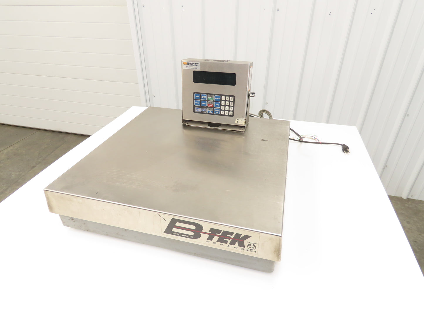 MODEL 560 B-Tek BT-2424-50-CS-SP Scale With GSE Digital Readout 50 Lbs Capacity