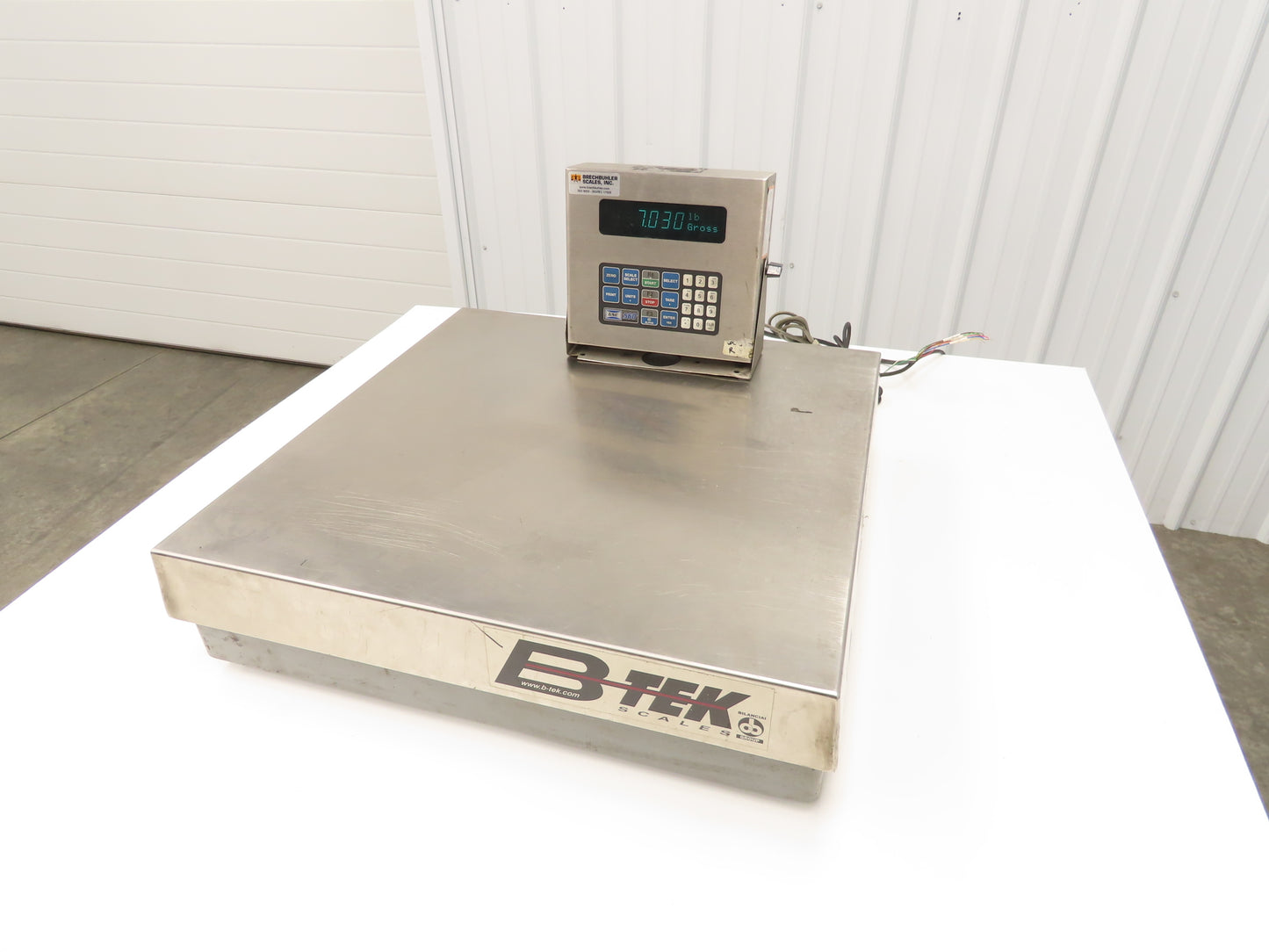 MODEL 560 B-Tek BT-2424-50-CS-SP Scale With GSE Digital Readout 50 Lbs Capacity