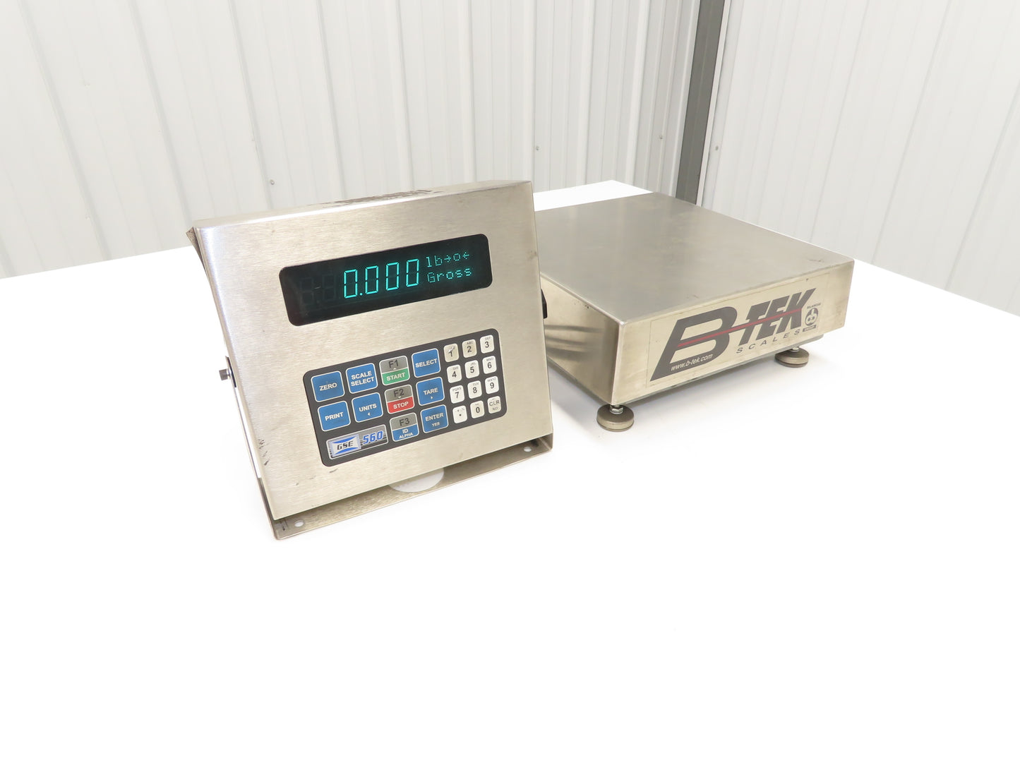 MODEL 560 B-Tek BT-1212-10-CS-SP Scale With GSE Digital Readout 10 Lbs Capacity