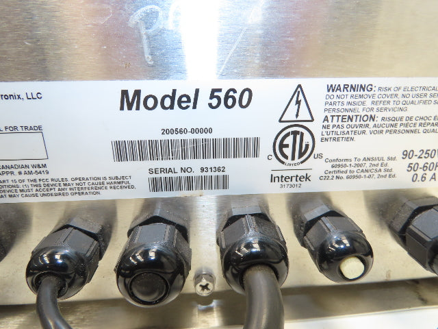 MODEL 560 B-Tek BT-1212-10-CS-SP Scale With GSE Digital Readout 10 Lbs Capacity