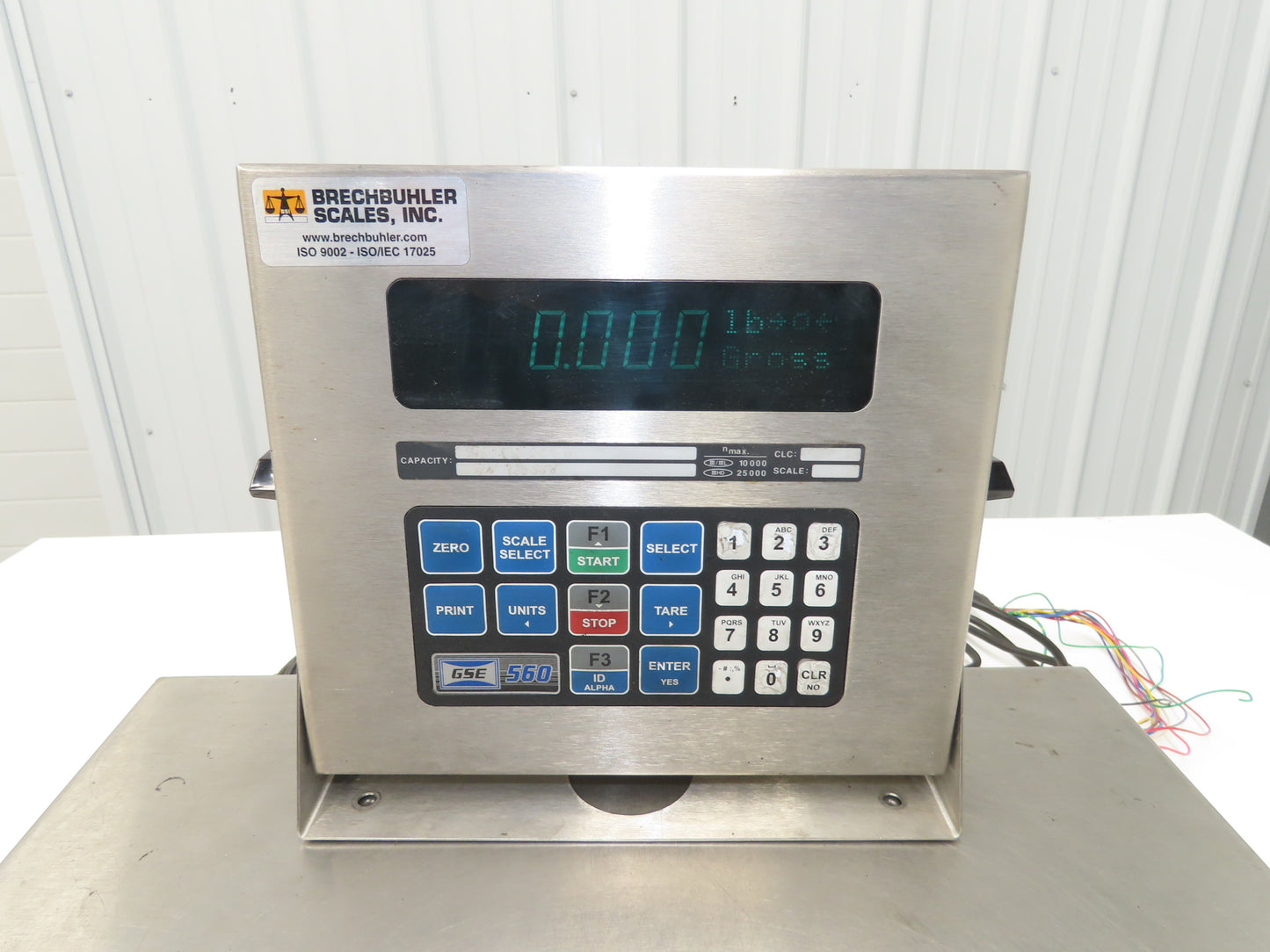 MODEL 560 B-Tek BT-1818-50-CS-SP Scale With GSE Digital Readout 50 Lbs Capacity