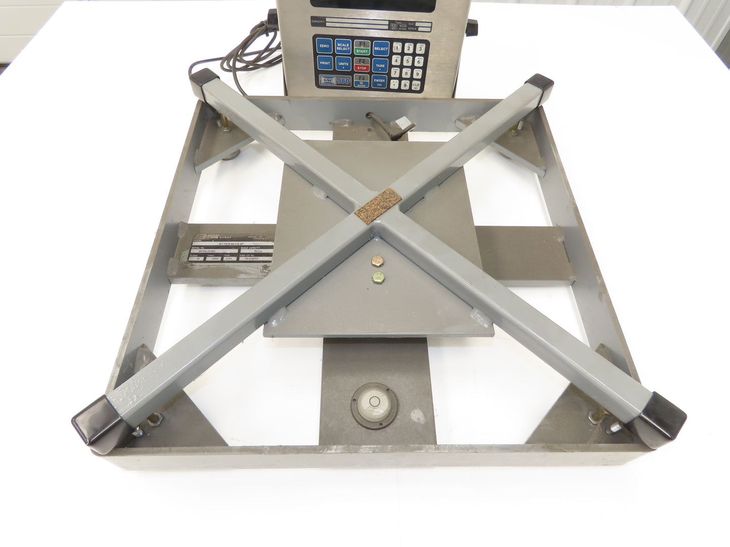 MODEL 560 B-Tek BT-1818-50-CS-SP Scale With GSE Digital Readout 50 Lbs Capacity