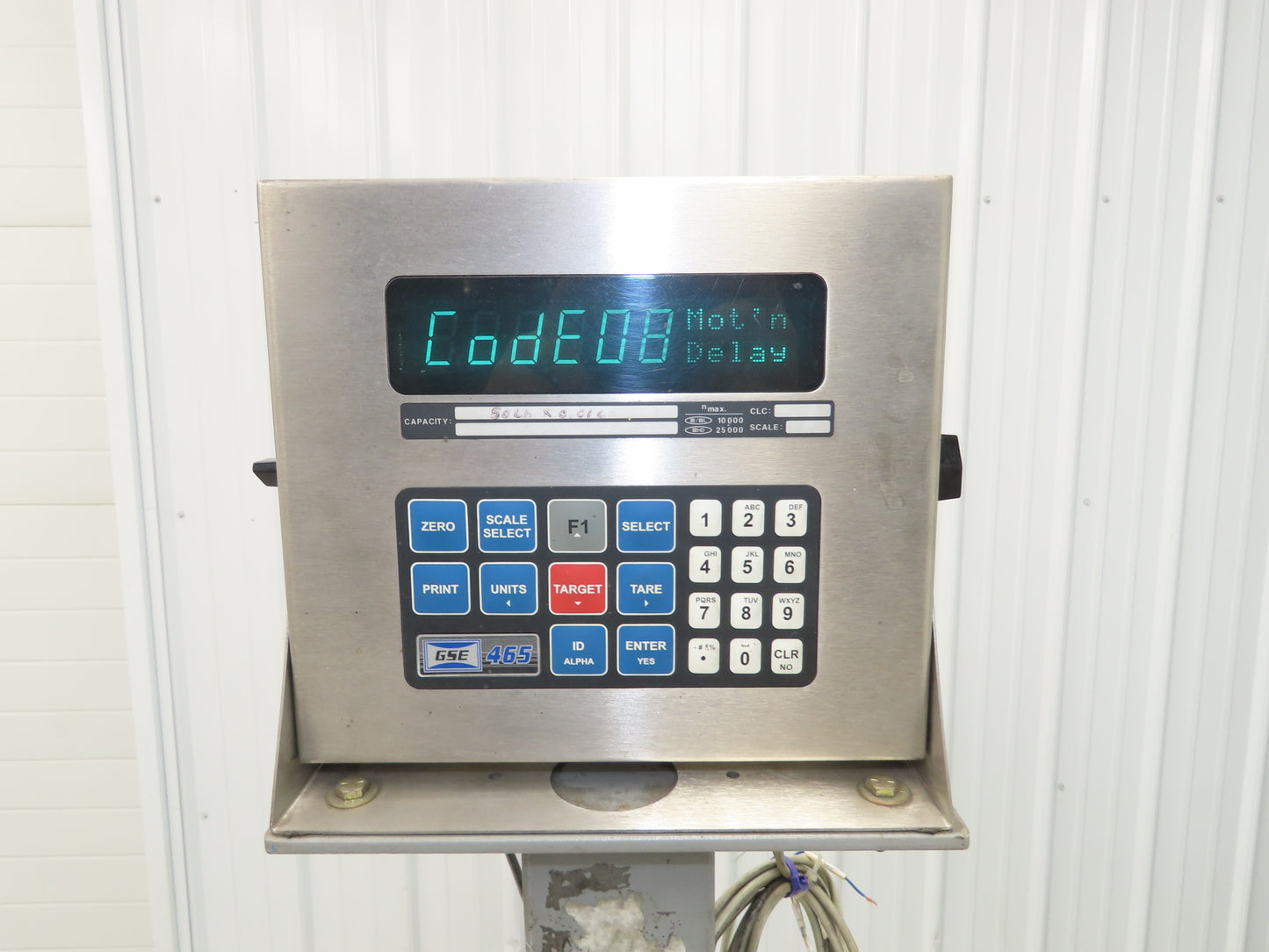 Model 465 B-Tek BT-2424-50-CS-SP Scale With GSE Digital Readout 50 Lbs Capacity