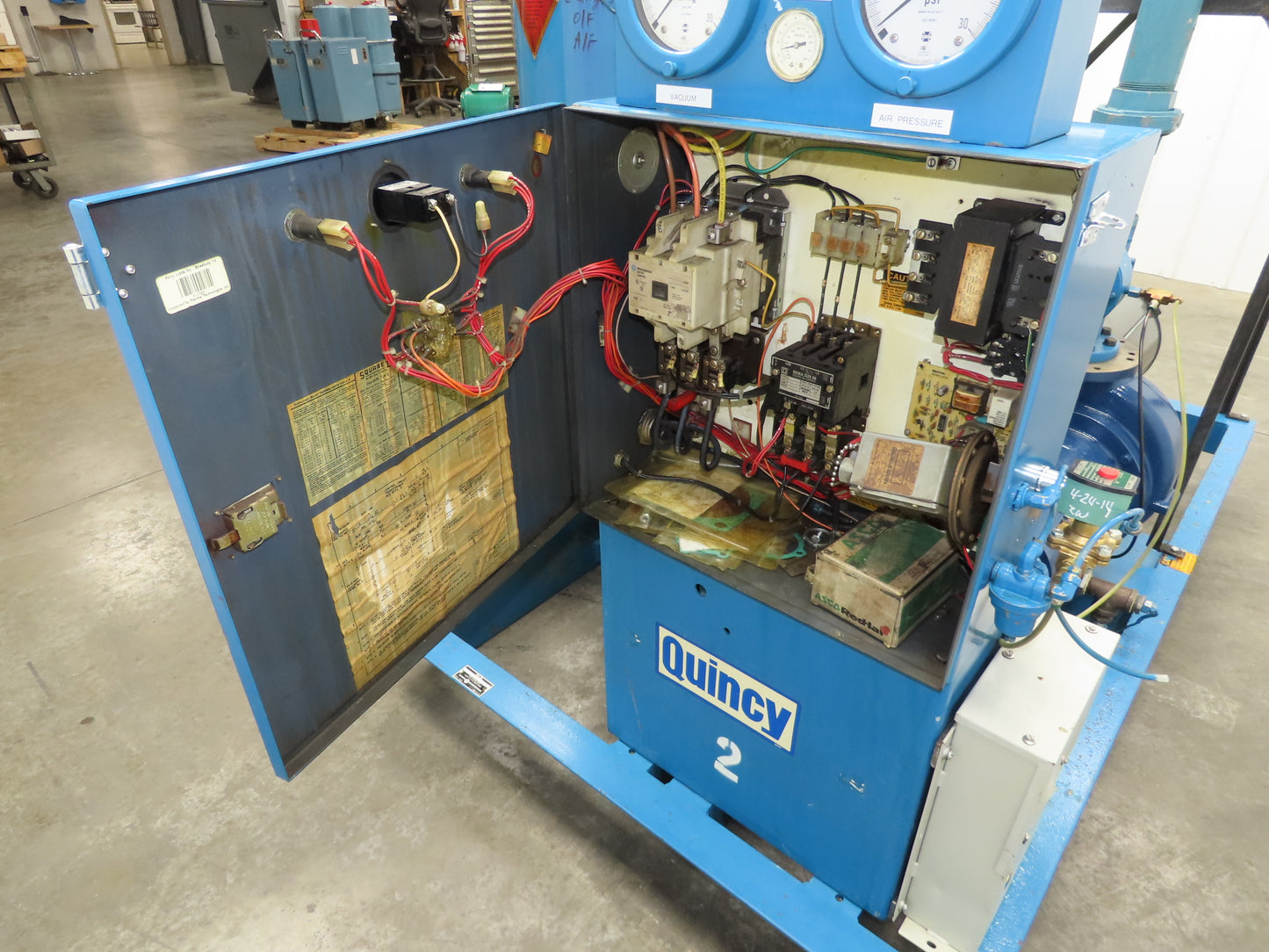 Quincy QSVI-40 Rotary Screw Vacuum Pump 230/460V 40Hp Reman Air End