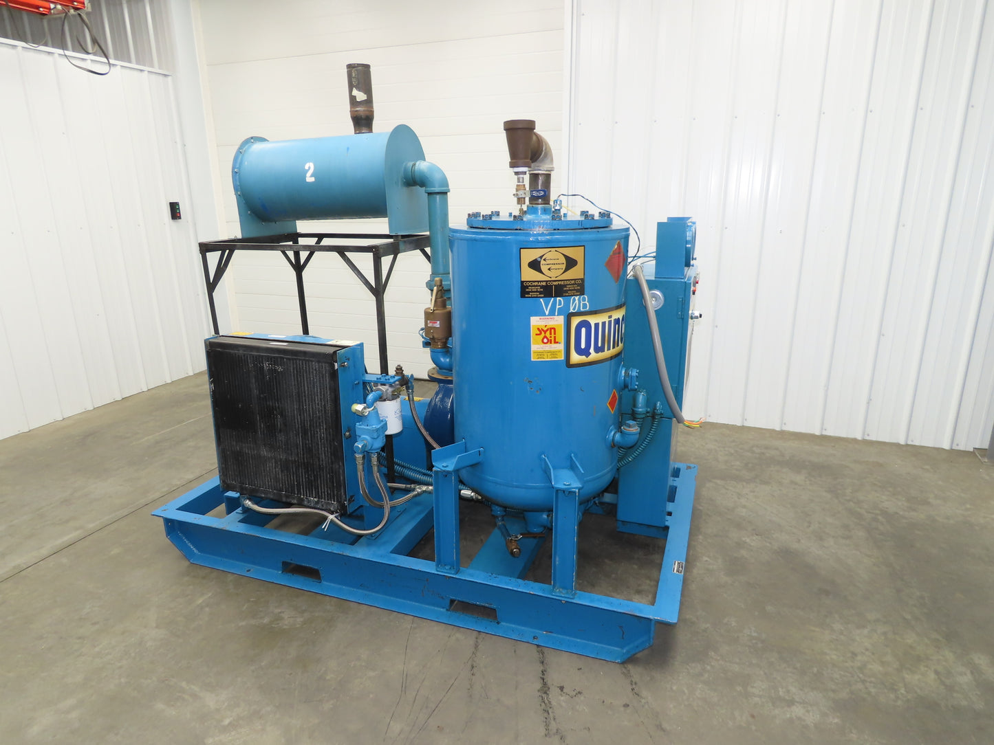 Quincy QSVI-40 Rotary Screw Vacuum Pump 230/460V 40Hp Reman Air End