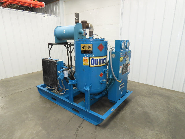 Quincy QSVI-40 Rotary Screw Vacuum Pump 230/460V 40Hp Reman Air End