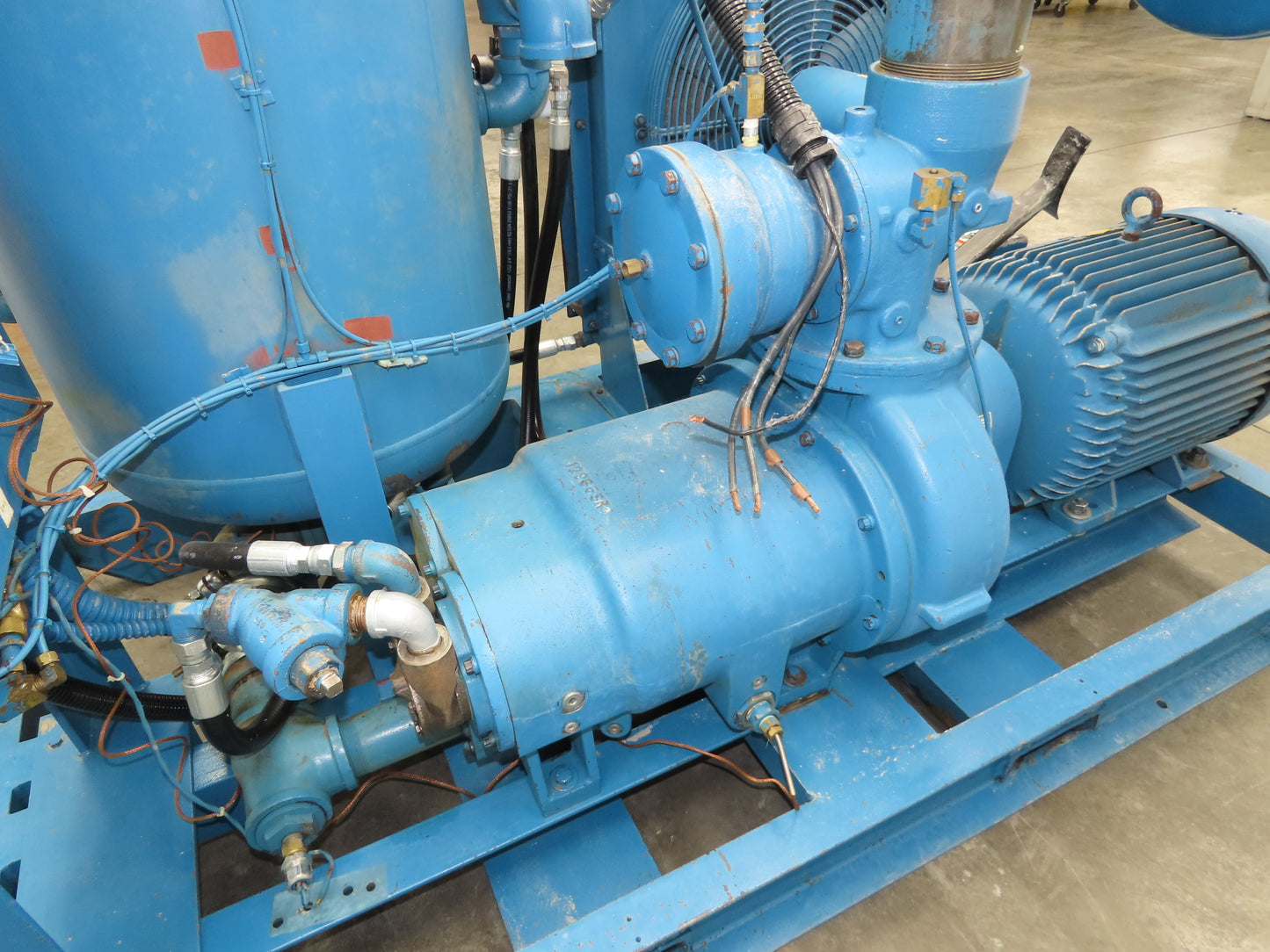 Quincy QSVI50AN3A Rotary Screw Vacuum Pump 230/460V 50Hp Air Compressor 41304h