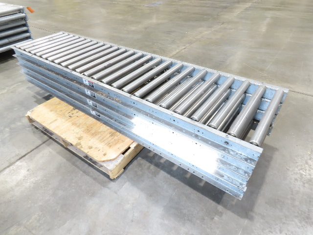 Automotion 24"x 8' Gravity Roller Conveyor 1.9" Roller 21.5"BF 4-Sections 32'