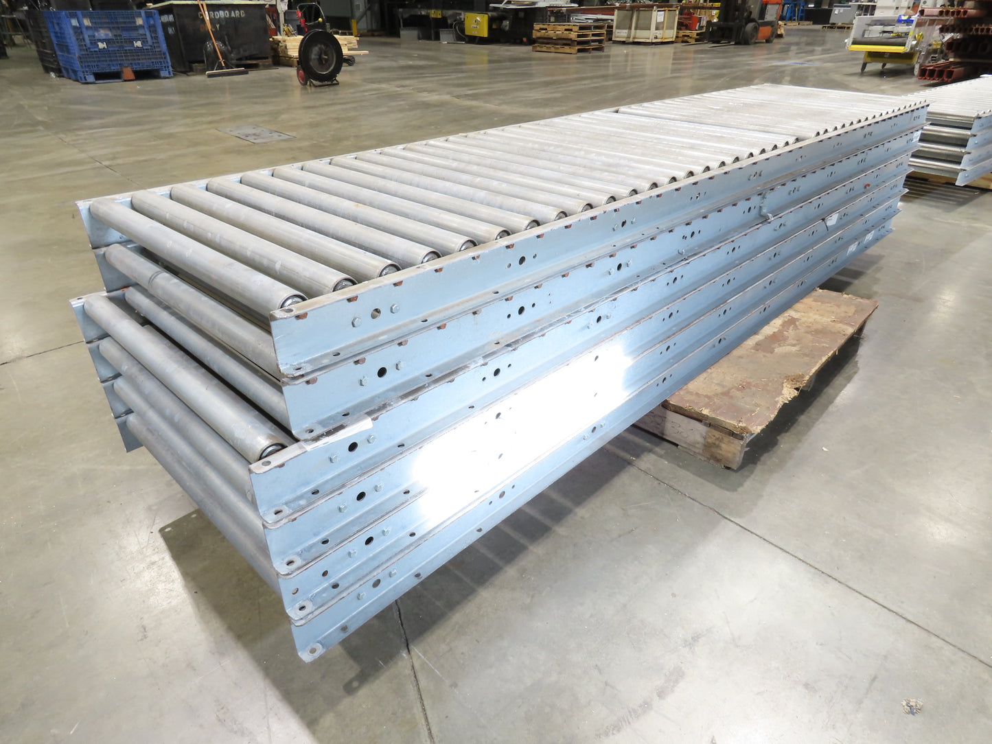 30"x 10' Gravity Roller Conveyor 1.9" Roller 28"BF 6-Sections 60'
